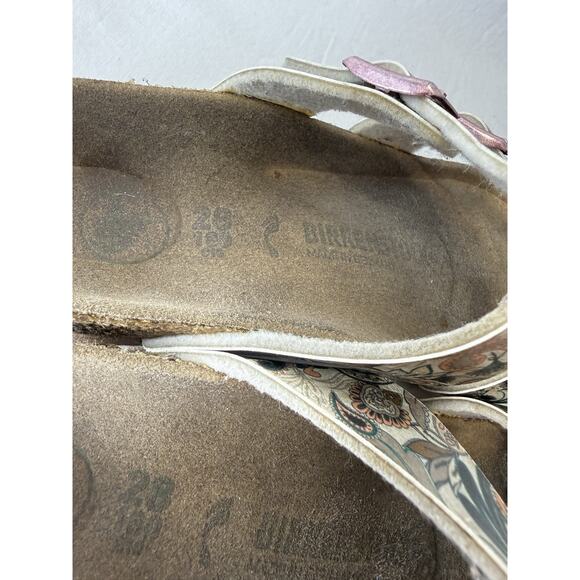 Birkenstock Mayari Kids Girls Sandals, Light Pink Birko-Flor, Size 28 - Picture 10 of 12